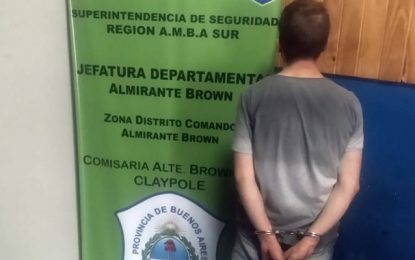 Claypole: joven policía detenido tras un tiroteo cuando huía en moto robada