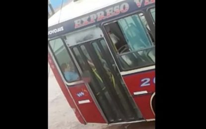 Escracharon a un colectivero de la Línea 266 teniendo sexo a plena luz del día