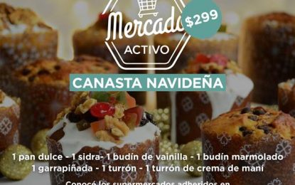 F. Varela: Mercado Activo suma una canasta navideña de $299
