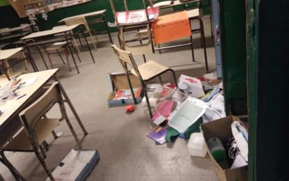 F. Varela: menores de 6, 8 y 11 años destrozaron la Escuela Primaria Nº 63