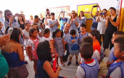 Quilmes: en su último día como intendente, Molina inauguró un Jardín de Infantes