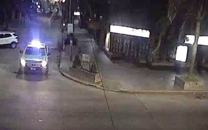 F. Varela: cámaras de seguridad colaboran en la aprehensión de un sujeto