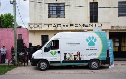 F. Varela: el móvil veterinario estará en Presidente Sarmiento y Lomas de Monteverde  