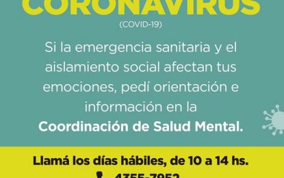 Salud mental: cuidado de los vecinos en tiempos de aislamiento
