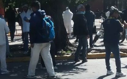 Quilmes: protesta de trabajadores del frigorífico Penta por 250 despidos
