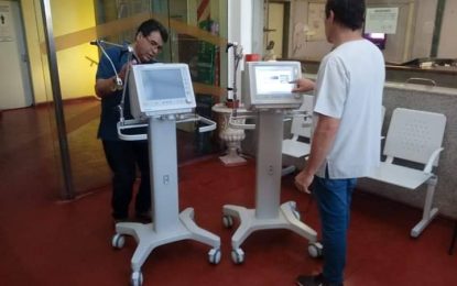 Hospital Mi Pueblo: el Ministerio de la provincia entregó dos nuevos respiradores
