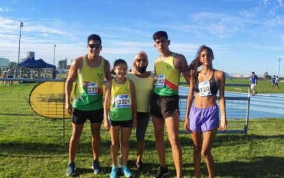 Varelenses obtienen tres medallas de oro y una de plata en la Competencia Nacional de Atletismo
