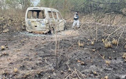 Horror en Guernica: hallaron dos cuerpos calcinados dentro de una camioneta