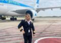 Aerolíneas Argentinas sumó a sus filas a la primera pilota trans del país