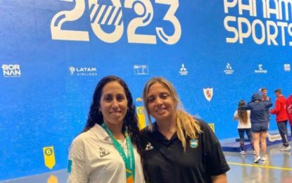 Frontball: ¡La varelense Micaela Córtez, medallista en los Juegos Panamericanos de Santiago!