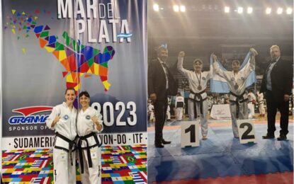 #Taekwondo | Ludmila Guisasola y Micaela Violante en lo más alto de Sudamérica