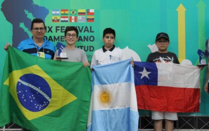Histórica participación del ajedrecista varelense Agustín Duarte en el XIX Festival Sudamericano de la Juventud