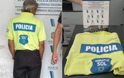 Intentó viajar gratis en colectivo usando un chaleco policial, pero fue detenido