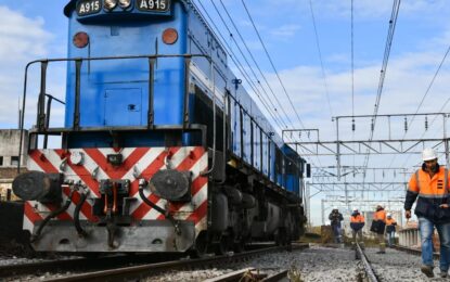 Finalizó la obra del viaducto Barracas y la línea Roca vuelve a su cronograma habitual