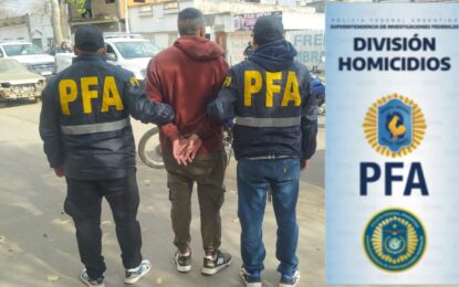 La Policía Federal detuvo a peligroso líder de una banda narco implicado en un homicidio
