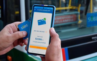 Ahora la app SUBE permite acreditar hasta 40.000 pesos en la tarjeta