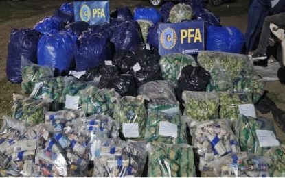 La Policía Federal desarticuló una banda que transportaba droga desde Salta a Buenos Aires