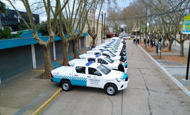 Faltante de insumos a nivel nacional demora la fabricación de patentes para rodados de la Guardia Comunal
