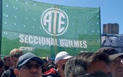 ATE Quilmes volvió a reclamar un aumento de emergencia y un bono para los municipales