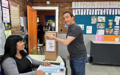 Elecciones Legislativas Nacionales 2025: Andrés Watson emitió su voto