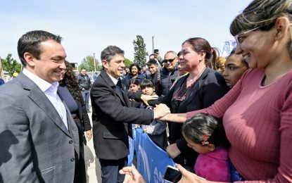 #FlorencioVarela | Watson y Kicillof recorrieron los avances de las obras del nuevo Polo Educativo en La Carolina