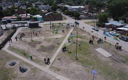 #FlorencioVarela | Sol, sonrisas y diversión en la nueva plaza de San Jorge