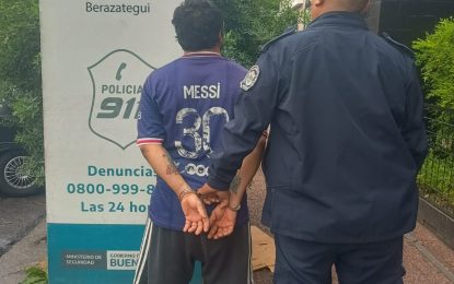 Violencia familiar en Berazategui: atacó a su pareja con una pala y terminó detenido