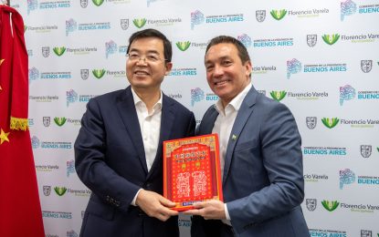 Encuentro bilateral entre Florencio Varela y China