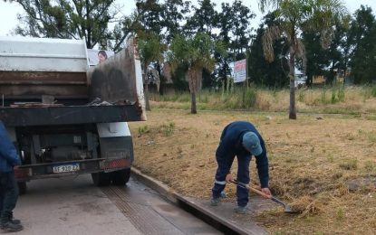 #FlorencioVarela | Saneamiento hidráulico e higiene urbana tras las precipitaciones