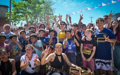 #Quilmes | Nuevos pavimentos en el barrio El Sol y celebración del Día de la Militancia