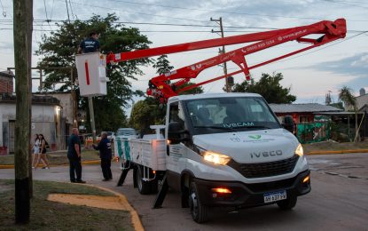 #FlorencioVarela | Vecinos y vecinas destacaron la modernización del alumbrado público en Pico de Oro