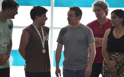 Sebastián Galleguillo: creció en las escuelas municipales y llegó al top ten mundial en natación