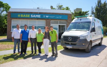 Nueva base SAME para ampliar la cobertura sanitaria en Florencio Varela