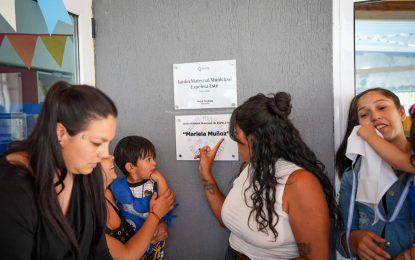 #Quilmes | Imponen el nombre de Mariela Muñoz al Jardín Maternal Municipal de Ezpeleta