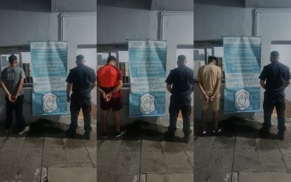 Tres detenidos por un robo a mano armada en Berazategui: secuestraron una pistola 9 mm y recuperaron lo robado