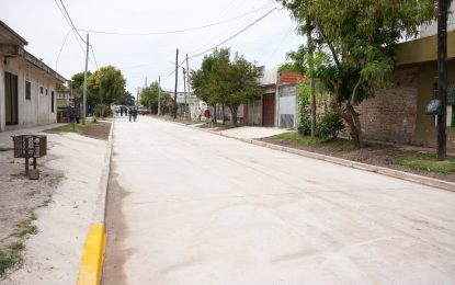 #FlorencioVarela | Finalizó el plan de pavimentación en San Eduardo