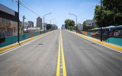 #Quilmes | Puesta en funcionamiento del puente 14 de Agosto tras ser refaccionado a nuevo