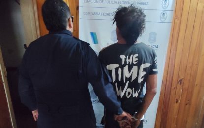 #FlorencioVarela | Un llamado al 911 facilitó la captura de un hombre que intentaba robar