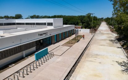 #FlorencioVarela | Andrés Watson y Gabriel Katopodis supervisaron una obra vial en La Capilla