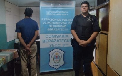 Lo sorprendieron intentando robar una moto en inmediaciones del country Abril