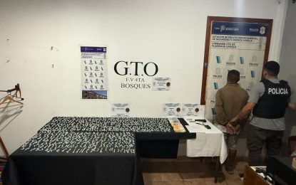 Cayó narco de 23 años con 656 dosis de pasta base y un arma en Florencio Varela
