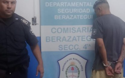 Borracho y violento: limpiavidrios terminó detenido tras atacar a un policía en Berazategui