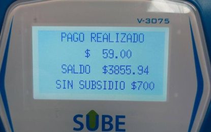 El boleto a $700 que Massa usó en campaña, hoy es realidad