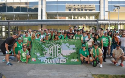 ATE Quilmes participó del paro y la movilización contra la reforma laboral impulsada por el Gobierno
