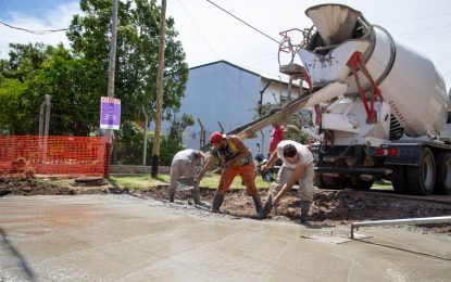 #Quilmes | Avanza la pavimentación de 4 nuevas cuadras en Ezpeleta