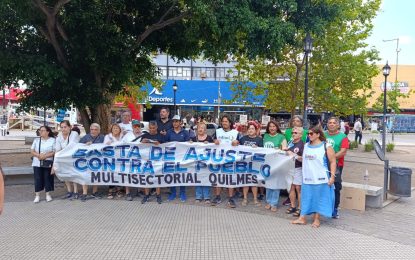 ATE Quilmes participó de la Multisectorial local y ratificó el paro contra la reforma laboral
