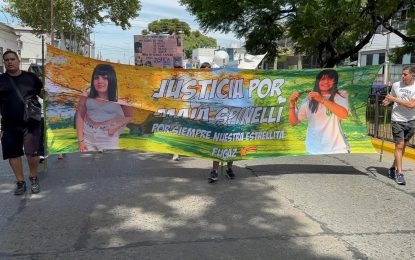 Familiares y amigos marcharon en Florencio Varela para pedir justicia por Maia Spinelli