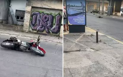 Murió un motociclista tras chocar contra una soga colocada para un desfile de murgas en Quilmes Oeste
