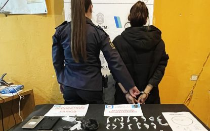 Detuvieron a una mujer tras allanamientos por venta de droga en Florencio Varela
