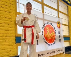 Maitena Gómez, una varelense campeona nacional de karate